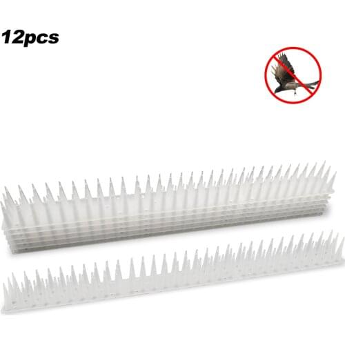 10Pcs Durable Bird Spike Fence Wall Spikes Yard Practical Thorn Pads Cat Animal Repellent Anti Theft Deterrent Wall Window Fence