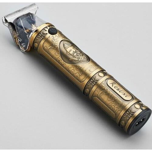 Profession Retro Carving Electric Hair Clippers Beard Trimmer Barber Grooming Kit Rechargeable Cordless Haircut Machine