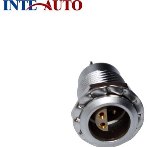 S series Half-moon connector, 3 pins M9 circular female socket for audio video,ZRA.0S.303