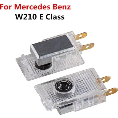 2x Car Door Lights Logo Projector For Mercedes Benz E W210 1995-2002 2003 Sprinter 324 VIANO VITO Ghost Shadow Welcome Light