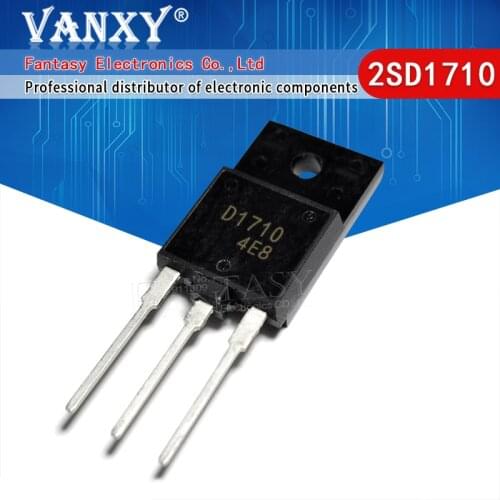 5pcs D1710 TO-3PF 2SD1710 TO-3P 2SD1710C-CTV-YB new original
