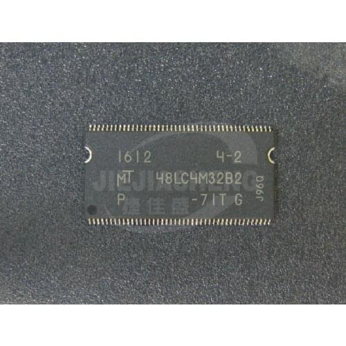 5pieces MT48LC4M32B2P-7 IT:G :TSOP-86
