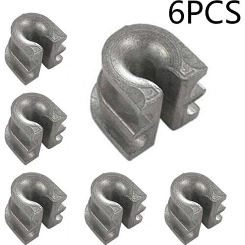 6pcs Trimmer Head Eyelet Line Retainer For Stihl FS90 FS100 FS200 FS55 FS70 FS80 FS85 Eyelet Sleeve Replacement Garden Supplies