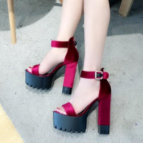 2020 Women Newest Classic 15cm High Heels Fetish Soft Leather Sandals Female Gladiator Summer Cheap Shoes Lady Nude Sexy Pumps