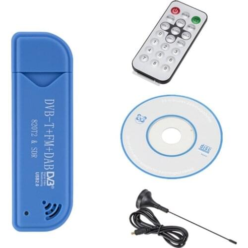 Digital TV Receiver Stick USB 2.0 Digital DVB-T SDR+DAB+FM HDTV TV Tuner Receiver Stick TV signal Receiver