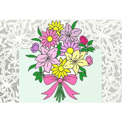 DABOXIBO Beautiful Flowers Metal Cutting Dies Clear Stamps Mold For DIY Scrapbooking Cards Making Decorate Crafts 2020 NEW