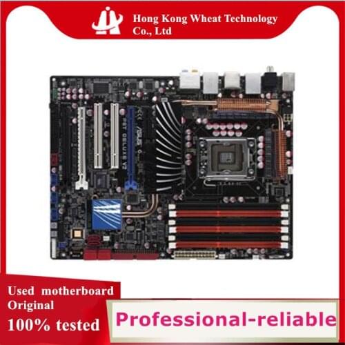 For ASUS P6T Deluxe V2 Motherboard Socket LGA 1366 DDR3 24G SATA2 USB2.0 For Intel X58 Original Desktop Used Mainboard