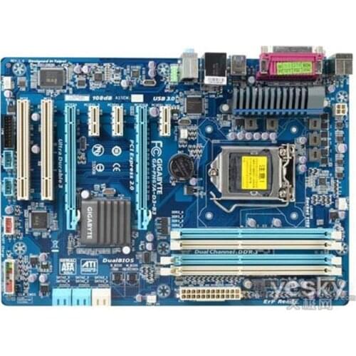 For Gigabyte GA-PH67A-D3-B3 Original Used Desktop Motherboard PH67A-D3-B3 H67 LGA 1155 i3 i5 i7 DDR3 32G ATX