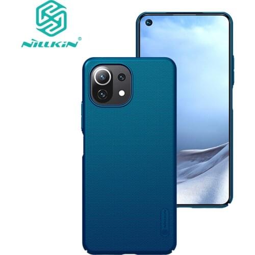 For Xiaomi Mi 11 Lite Phone Case NILLKIN High Quality Super Frosted Shield Case Hard Plastic Back Cover For Xiaomi 11 Lite Case