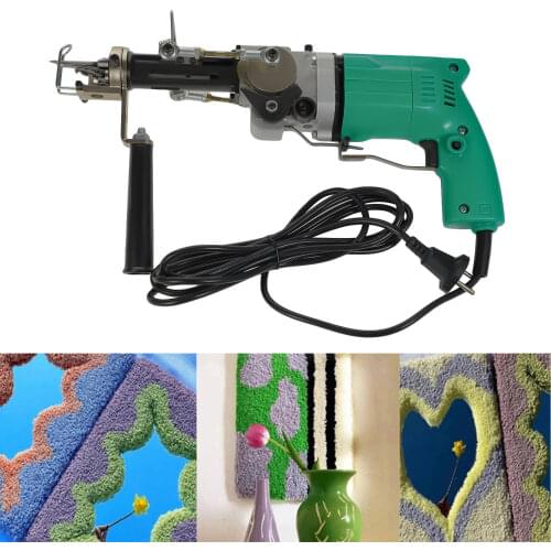 Electric Rug Tufting Machine Wall Tapestries Hand Tufting Gun with Cut And Loop 2400RPM 220V Cut Pile And Loop Pile