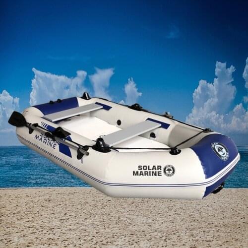3 Person 260 CM Inflatable Rowing Boat Thick And Wear-resistant Portable For Adult And Kids Canoe Outdoor Activities