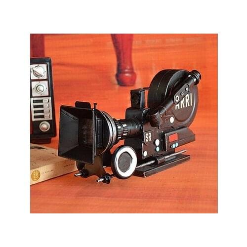 European vintage camera model iron art home decor bar props movie props wine cabinet ornaments household home Crafts Art