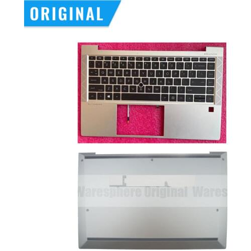 New Original Palmrest for HP ELITEBOOK 840 G7 745 G7 With Keyboard Top Upper Case Botton Base M07091-001 M07095-001 Sliver US