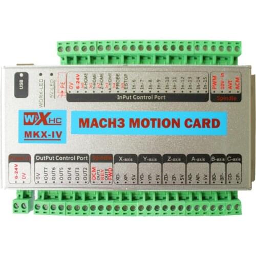 Upgrade XHC MK3 CNC Mach3 USB 3 Axis Motion Control Card Breakout Board 2MHz Support Windows 7