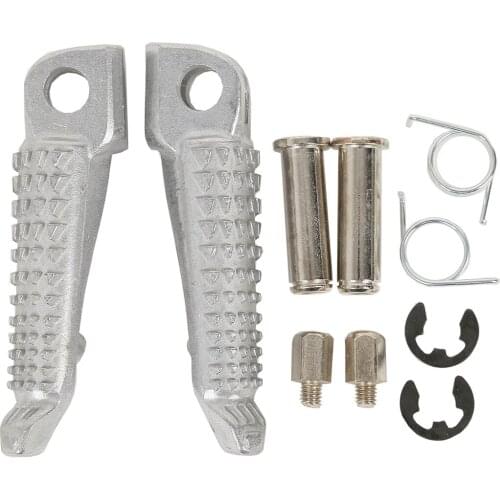 Motorcycle Front Footrests Foot pegs For Kawasaki Ninja ZX6R Z1000 2003-2020 ZX10R 2001-2020 12