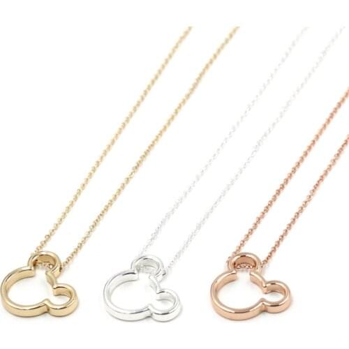 Birthday Gift Mickey Shaped Necklace Pendant