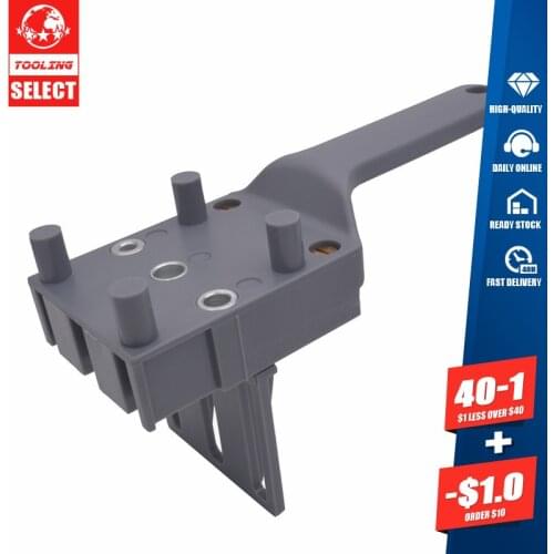 Straight Puncher Board Drilling Locator Hole Log Tenon Splicing Drill Guide Kit Dowel Bit Set Jig Joints Alignment Pins Doweling