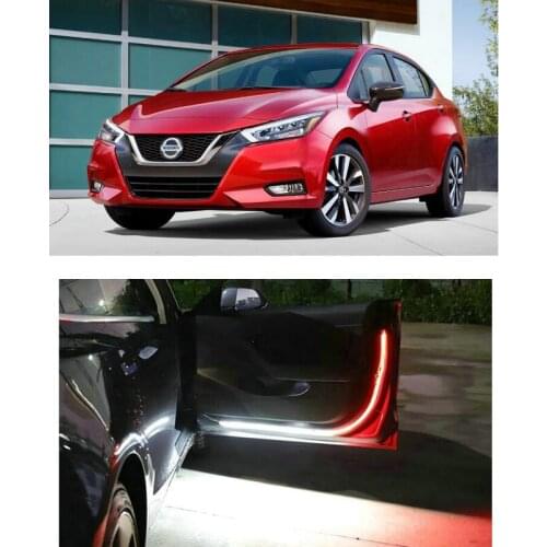 Led Car Openning Door Warning Light For nissan Almera Cube GT-R Interstar frontier gt-r kicks nv cargo nv passenger nx quest