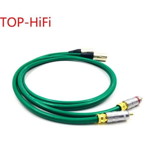 TOP-HiFi Pair Type-1016 RCA to XLR Balacned Audio Cable RCA Male to XLR Male Interconnect Cable with MCINTOSH USA-Cable