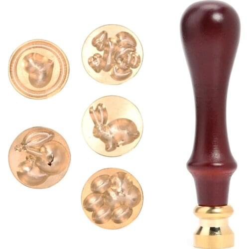 Vintage DIY Seal Stamp 3D Sealing Wax Stamp for Scrapbooking Envelope Wedding Invitation Decorative Stamp Craft Gift