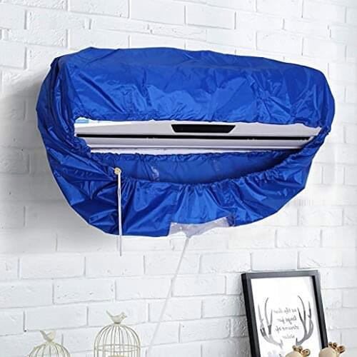 1Pc Air Conditioner Waterproof Cleaning Cover Dust Washing Clean Wall Mounted Protector Bag