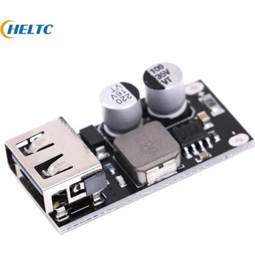 1*USB Charging Step Down Module QC3.0 QC2.0 DC-DC Buck Converter 6-32V 9V 12V 24V To Fast Quick Charger Circuit Board 3V 5V 12V