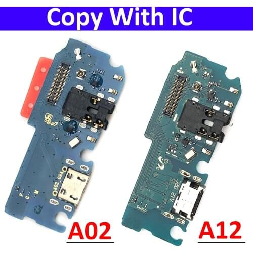 10Pcs/Lot, Charger Board PCB Flex For Samsung A12 A125F / A02 A025F USB Port Connector Dock Charging Ribbon Cable Copy With IC
