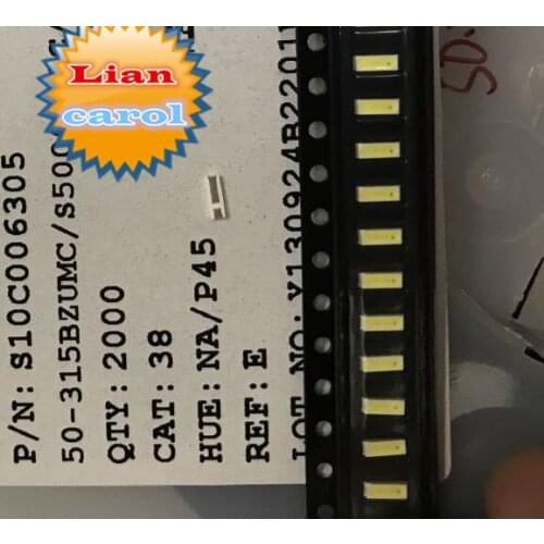 250/PCS E4014 LED Backlight 0.5W 3V 4014 Cool white KW DPLS31.SB LCD Backlight for TV TV Application