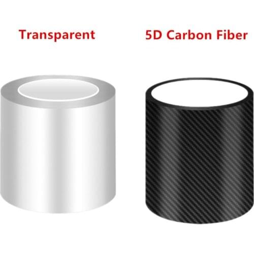 5D Carbon Fiber or Clear Nano Glue Bicycle & Car Sticker Protector Film Bike Frame Protector 3/5/10M Transparent Tape Film Tool