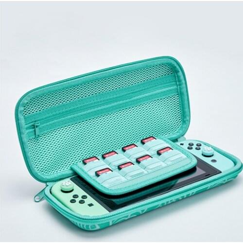 Carrying Travel Bag for Nintendo Switch / Lite Hard Shell Protection Carry Case with Wrist Strap Game Card Slots for NS Console