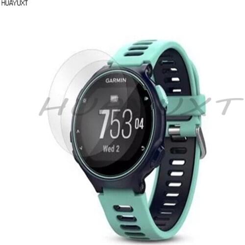For Garmin Forerunner 735XT Smart Watch Scratch-resistant Tempered Glass Film Screen Protectors