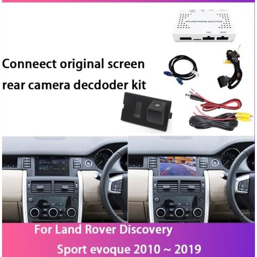 For Land Rover Discovery Sport evoque 2010 ~ 2019 Reversing Camera Adapter Original Screen Parking Rear Camera Decoder