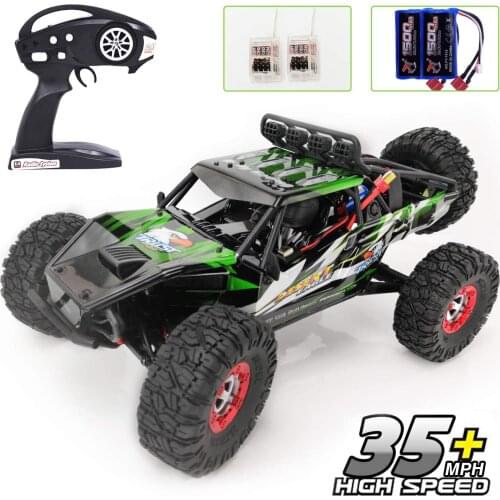 Electric RC Buggy 1/12 4WD RC Car 2.4Ghz Radio Remote Control Monster High Speed Rock Crawler Truck RTR Off Road Truck 35 MPH