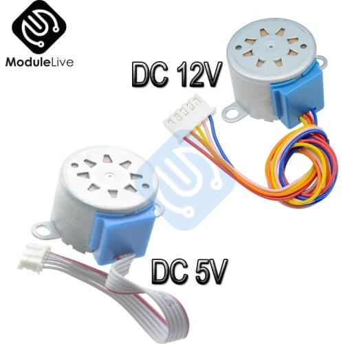 ULN2003 5V 12V 4-phase 5wire 5-wire Stepper Motor Gear Motor 28BYJ-48-5V,Micro Mini Electric Step Motor For PIC 51 AVR