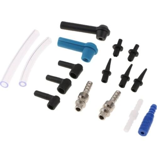 16pcs Car Motorcycle Brake Fluid Connector Replacement Drained Tool