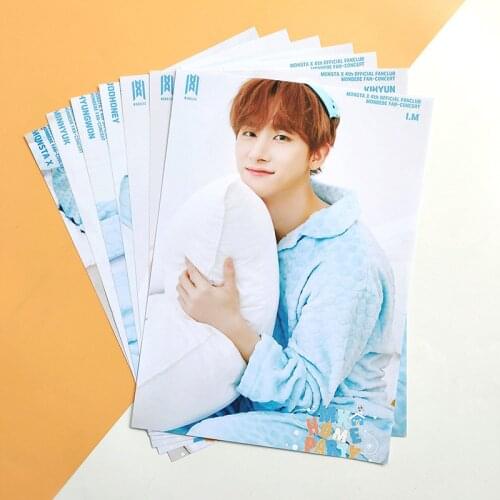 Kpop Monsta X Poster Wall Banner Stickers Shownu Seok I.M HYUNGWON JOOHONEY Poster Fans Collection jh247