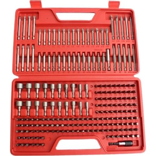 208 Pcs Screwdriver head set batch head Socket sleeve set U-shaped Y-shaped Inner six angle hand tools set Chrome vanadium alloy
