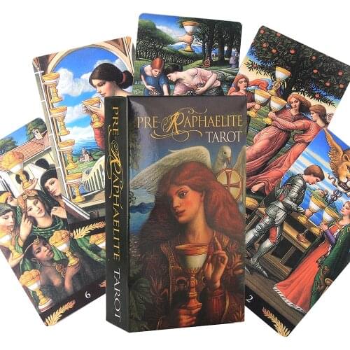 Pre-Raphaelite Tarot Table Card Game Sacred Destiny Super Attractor Modern Witch Wild Unknown Archetypes Rider Romantic