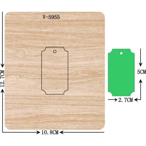 New card wooden dies cutting dies for scrapbooking Multiple sizes V-5955