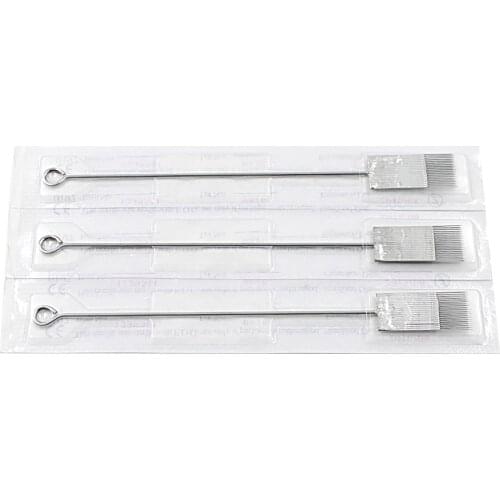 49M1 23M1 25M1 29M1 35M1 39M1 Disposable Sterilized Tattoo Needles Single Stack Magnum Stainless Steel Needles 30 pcs/box