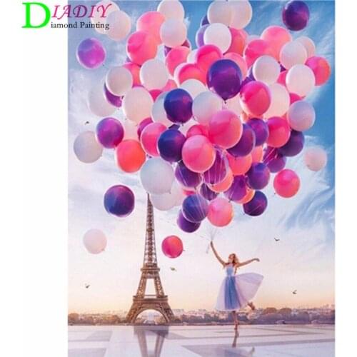 Full Square/Round Diamond Landscape Paris Tower 5D DIY Diamond Painting Diamond Embroidery Home Decor Gift Cross Stitch Mosaic