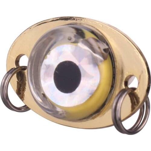 1Pc Fish Lure Light Flashing Lamp LED Deep Drop Underwater Eye Shape Fishing Squid LED underwater fish trap