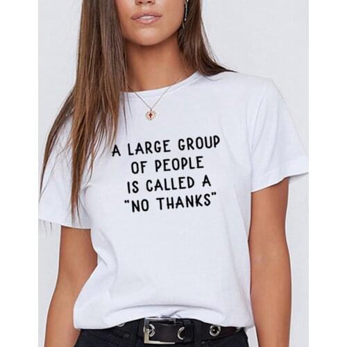 A Large Group Funny T Shirts Women Short Sleeve Cotton O-neck Tee Shirt Femme Casual Womens T-shirt 2020 Loose Camiseta Mujer