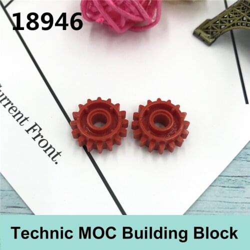 10PCS Technology Building Block Parts Compatible with Major Brand MOC Parts 18946 6100930 16 Tooth