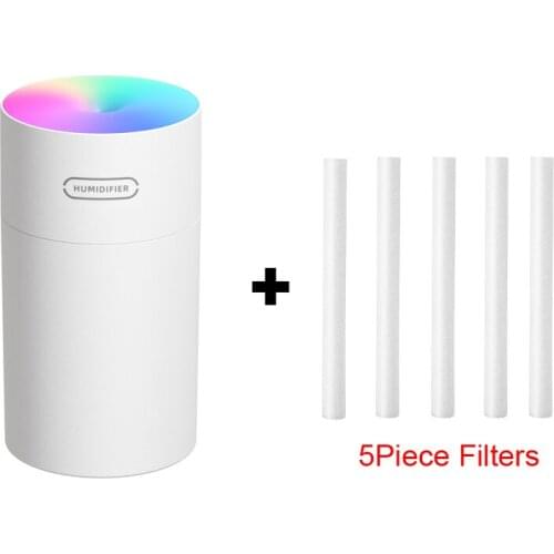 5Filter Home Fragrance Diffuser Portable 270ml Air Humidifier Ultrasonic Aroma Essential Oil Diffuser USB Maker Purifier