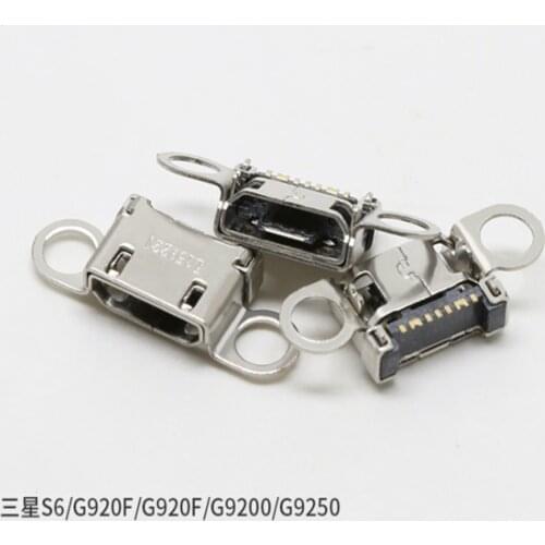5PCS 7Pin Micro USB Charging Port Jack Connector For Samsung Galaxy S6 Edge G925 Galaxy S6 G920 G920F A310 A510 A710 Brand New