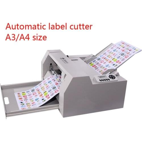 A3+ automatic label cutting machine self-adhesive die-cutting machine car sticker film paper cuting machine Automatic feed paper
