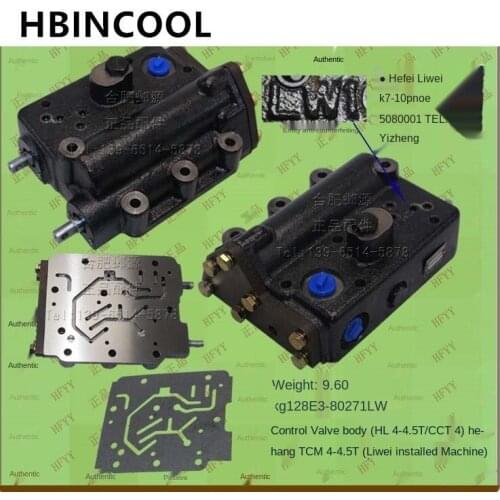 For forklift accessories control valve body control valve assembly 128E3-80271LW CCT4 for Heli Hangzhou forklift TCM 4-4.5T