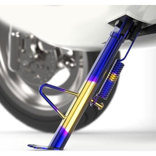 Motorcycle Modified Scooter Side Support Kickstand Parking Rack Support Foot Safety and Convenient