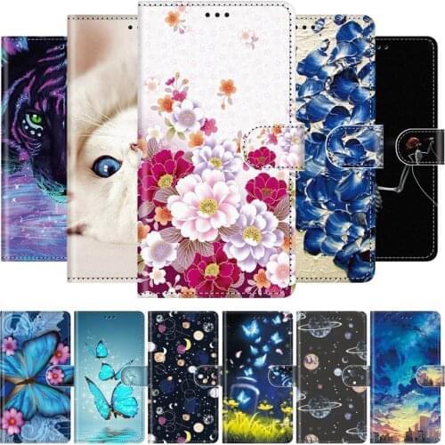 C9A C9 Max Case Animal Painted Coque For TP-Link Neffos C5A C5 Plus N1 X1 Lite X20 X9 Y5 Y6 Etui Magnetic Wallet Leather Cover